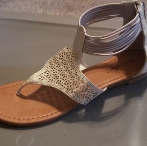Silver Summer Sandals